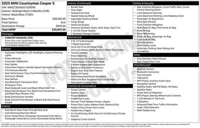 2025 MINI Cooper S Countryman S