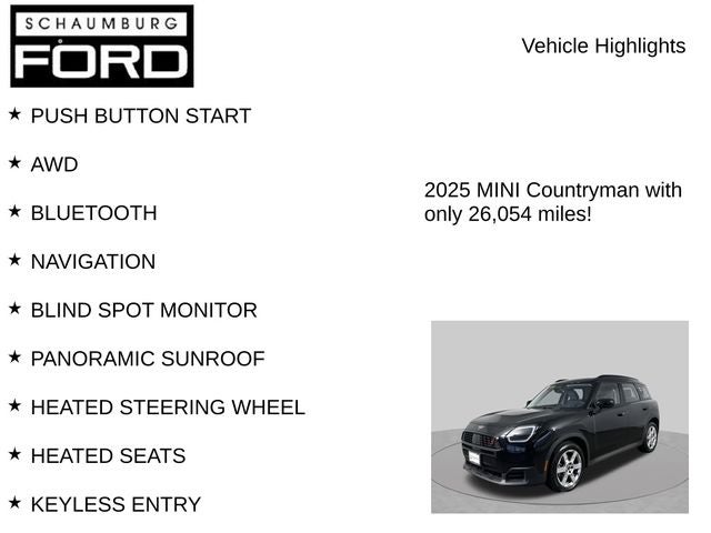2025 MINI Cooper S Countryman S