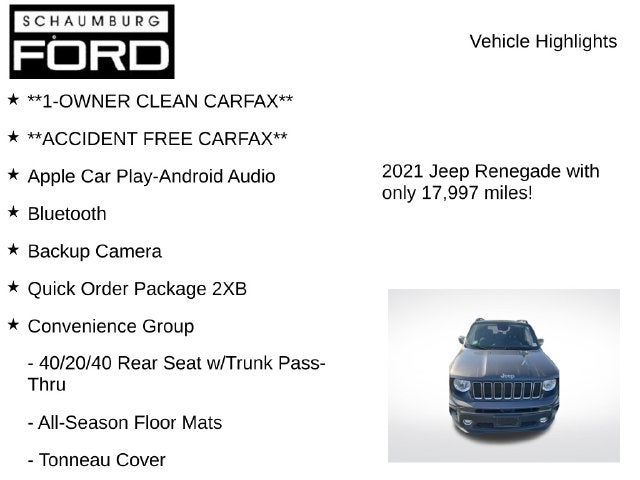 2021 Jeep Renegade Latitude