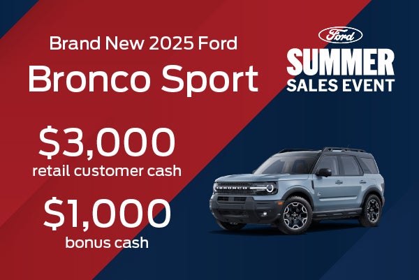 Brand New 2025 Ford Bronco Sport