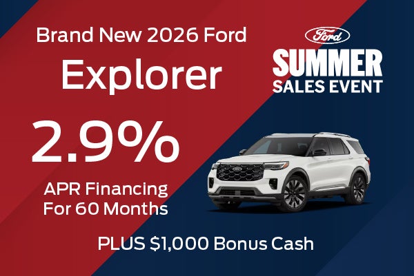 Brand New 2026 Ford Explorer