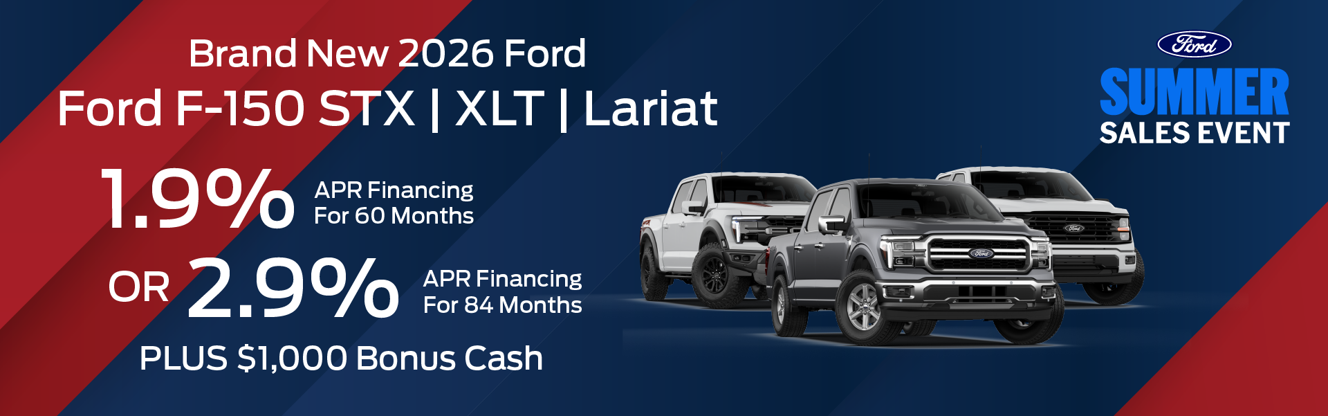 Brand New 2026 Ford F-150 STX | XLT | Lariat