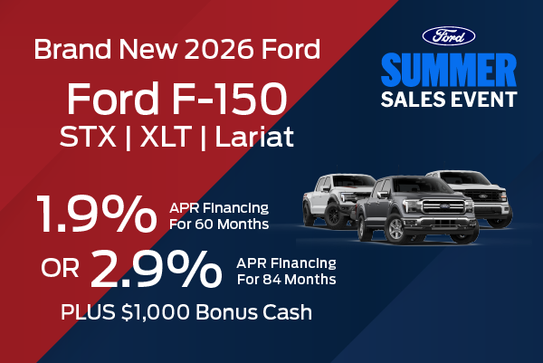 Brand New 2026 Ford F-150 STX | XLT | Lariat