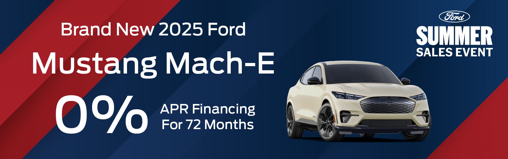 Brand New 2025 Ford Mustang Mach-E