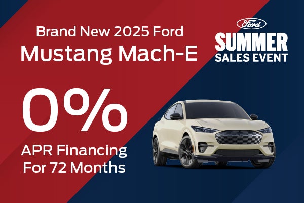 Brand New 2025 Ford Mustang Mach-E