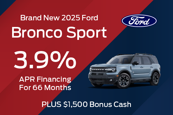 Brand New 2025 Bronco Sport