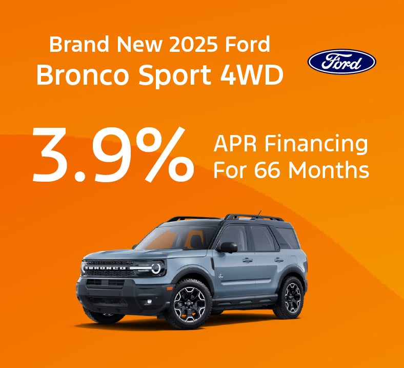 Brand New 2025 Ford Bronco Sport 4WD