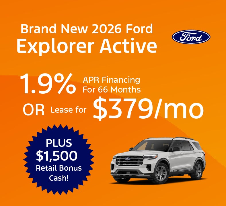 Brand New 2026 Ford Explorer Active