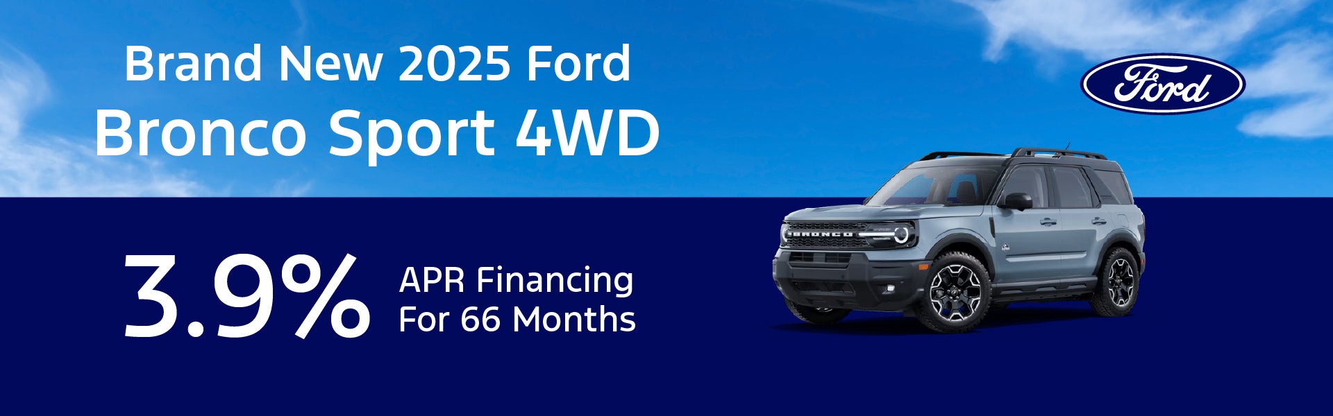 Brand New 2025 Ford Bronco Sport 4WD