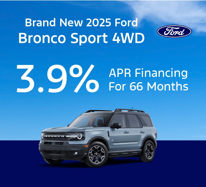 Brand New 2025 Ford Bronco Sport 4WD