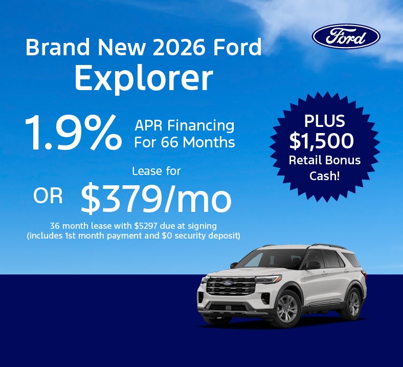 Brand New 2026 Ford Explorer
